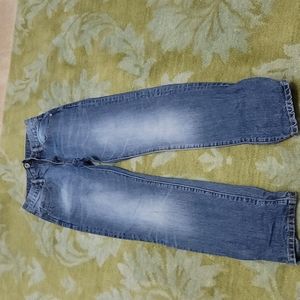 Gap Kids Boys Distressed Denim Blue Jeans -size 15